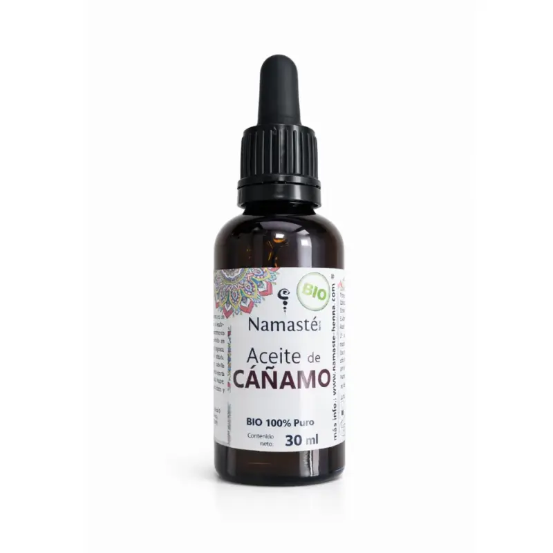 Namasté Aceite Vegetal BIO de Cáñamo 30ml